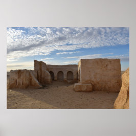 Poster Cartaz de Mos Espa no planeta Tatooine