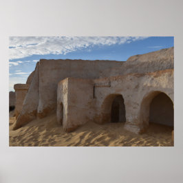Poster Cartaz de Mos Espa no planeta Tatooine
