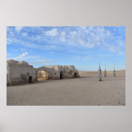Poster Cartaz de Mos Espa no planeta Tatooine