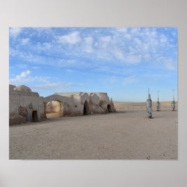 Poster Cartaz de Mos Espa no planeta Tatooine