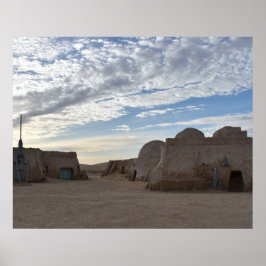 Poster Cartaz de Mos Espa no planeta Tatooine