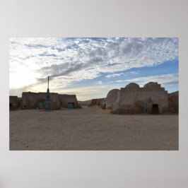 Poster Cartaz de Mos Espa no planeta Tatooine