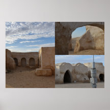 Cartaz de Mos Espa no planeta Tatooine
