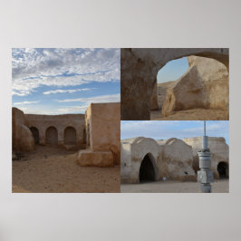 Poster Cartaz de Mos Espa no planeta Tatooine