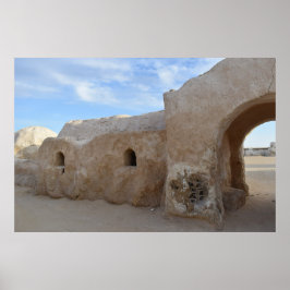 Poster Cartaz de Mos Espa no planeta Tatooine