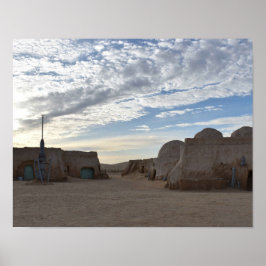 Poster Cartaz de Mos Espa no planeta Tatooine