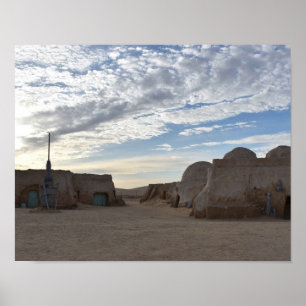 Poster Cartaz de Mos Espa no planeta Tatooine