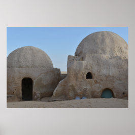 Poster Cartaz de Mos Espa no planeta Tatooine
