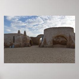 Poster Cartaz de Mos Espa no planeta Tatooine