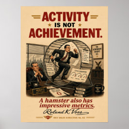 Poster Cartaz de Motivação de Atividade de Vendas | Rolan