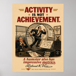 Poster Cartaz de Motivação de Atividade de Vendas   Rolan