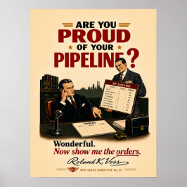 Poster Cartaz de Motivação de Funil de Vendas | Roland K.