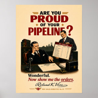 Poster Cartaz de Motivação de Funil de Vendas | Roland K.
