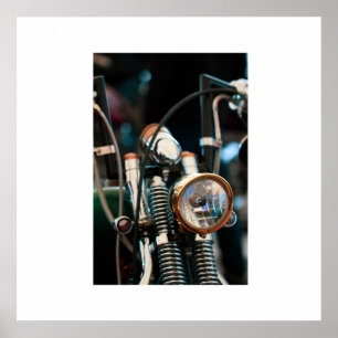 Poster Cartaz de Motocicleta Motoqueiro Ciclomotorista