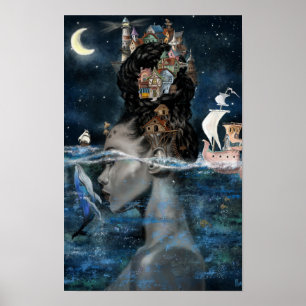 Poster Cartaz de Mulher da Ilha