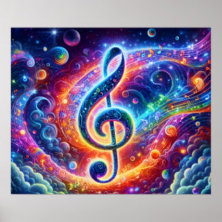 Poster Cartaz de Música