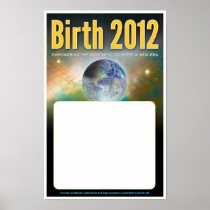 Póster Cartaz de Nascimento 2012 - Em Branco