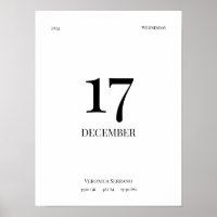 Cartaz de Nascimento de Bebê Personalizado - Desig
