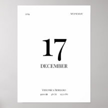 Cartaz de Nascimento de Bebê Personalizado - Desig