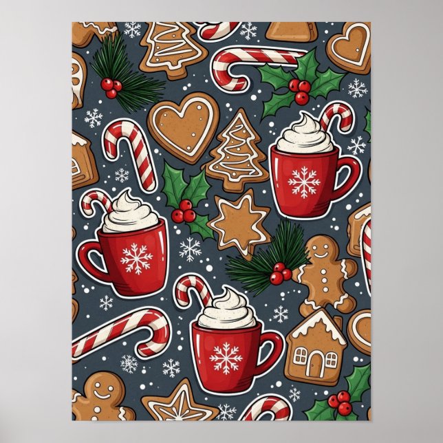 Poster Cartaz de Natal (Frente)