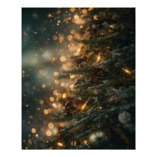 Póster Cartaz de Natal Antigo ‘Paz na Terra’