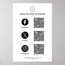 Cartaz de negócios personalizado para redes sociai