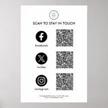 Cartaz de negócios personalizado para redes sociai