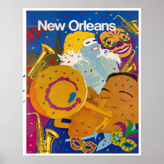 Poster cartaz de Nova Orleans (Frente)