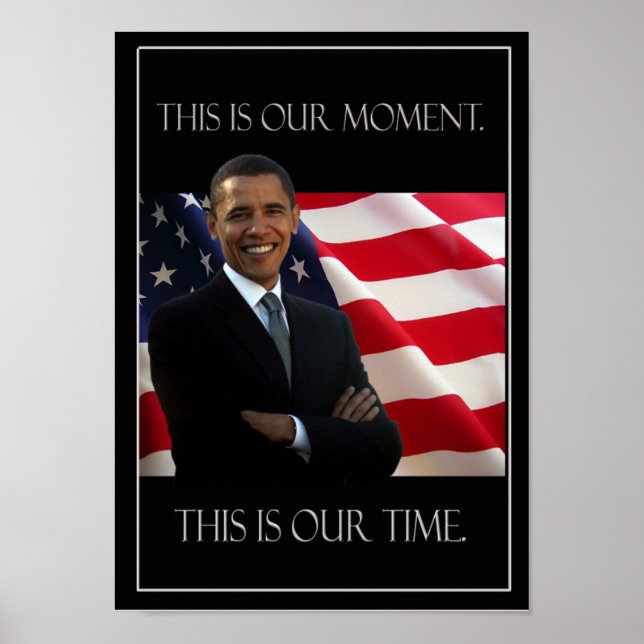 Póster cartaz de Obama (Frente)