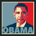 POSTER CARTAZ DE OBAMA EM POP ART<br><div class="desc">Retrato de Barack Obama como presidente eleito com efeito de poster em estilo pop com seu nome em negrito sob seu retrato. Barack Hussein Obama II é um político americano que serviu como o 44º presidente dos Estados Unidos de 2009 a 2017.</div>