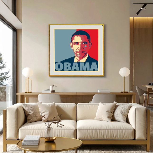 POSTER CARTAZ DE OBAMA EM POP ART (Criador carregado)