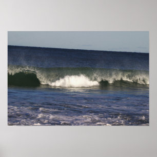 Poster Cartaz de Ondas do Oceano