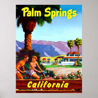 Poster cartaz de Palm Springs, Califórnia
