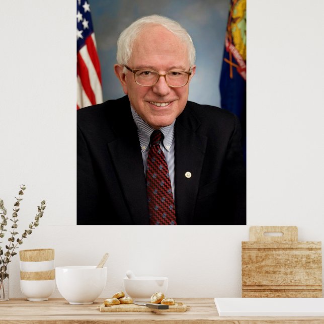 Póster Cartaz de papel de Bernie Sanders (Cozinha)