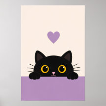 Cartaz de Parede do Café de Gatos