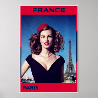 Poster cartaz de Paris, França