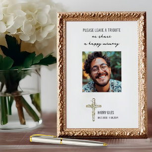 Poster Cartaz de pedido de tributo ao livro de memórias