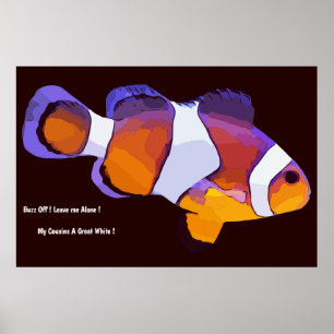 Poster Cartaz de Peixe Cartaz