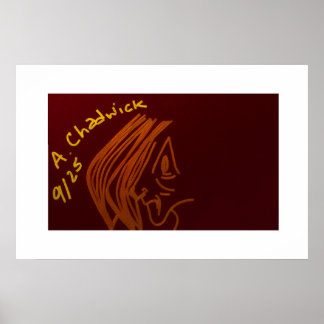 Poster Cartaz de Pintura Rupestre