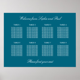 Poster Cartaz de Plano de Assentamento de Casamento de Me