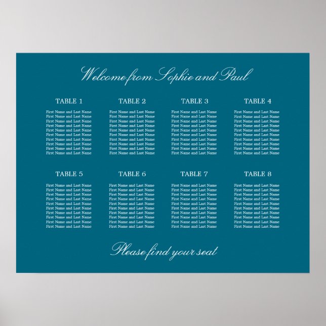 Poster Cartaz de Plano de Assentamento de Casamento de Me (Frente)