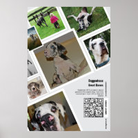 Cartaz de Promoção de Canil de Great Dane Enorme