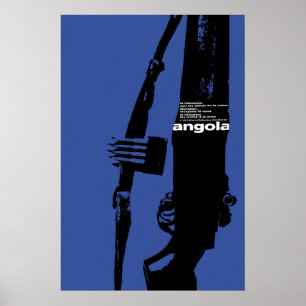 Poster Cartaz de Propaganda Africana dos anos 1970 Liberd