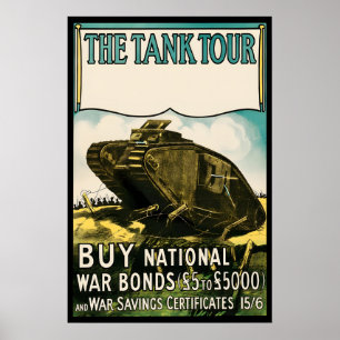 Poster Cartaz de Propaganda Britânica da Primeira Guerra