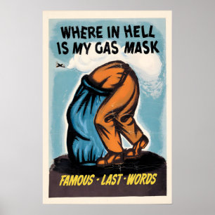 Poster Cartaz de Propaganda da Segunda Guerra Mundial Ond