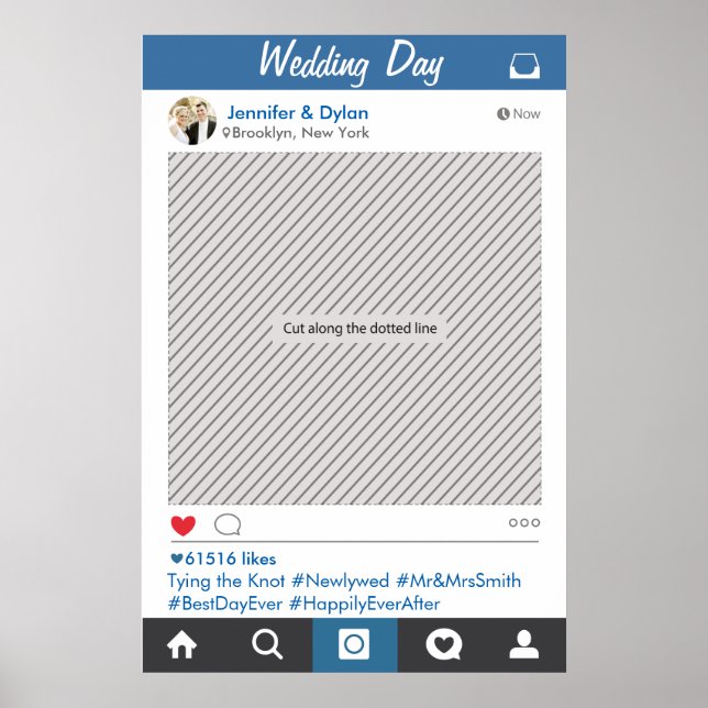 Póster Cartaz de Propaganda de Foto de Booth para Festa d (Frente)