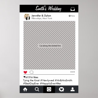 Poster Cartaz de Propaganda de Fotografia em Frame para F