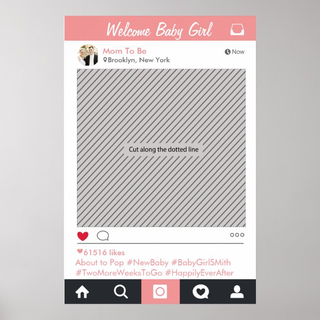 Póster Cartaz de Propaganda de Fotografia em Quadro de Fe (Frente)