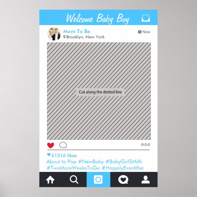 Póster Cartaz de Propaganda de Fotografia em Quadro de Fe (Frente)