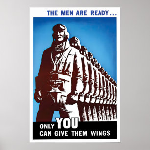 Poster Cartaz de Propaganda de Motocicleta da II Guerra M